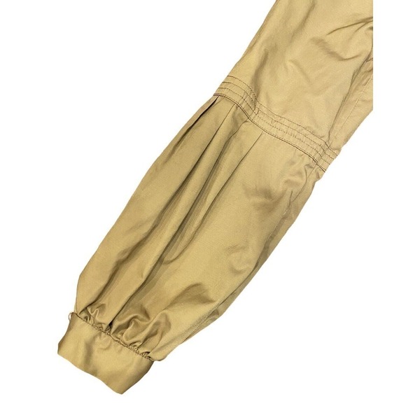 Stylish Tan Women's Coat - Picture 6 of 7